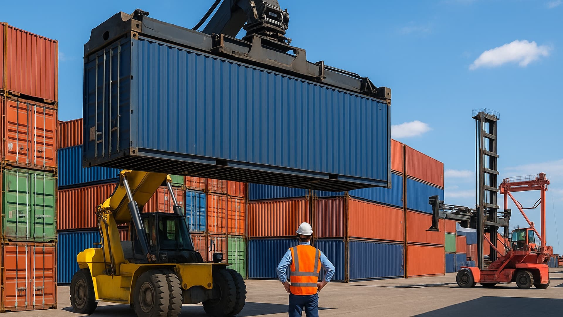 Port drayage + transload + return